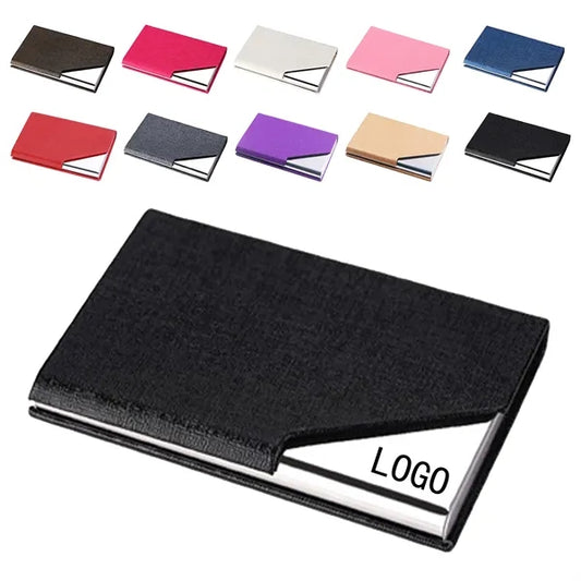 Stainless Steel Pu Business Card Case