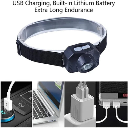 Multi-purpose Waterproof Lightweight Bright LED Headlamp