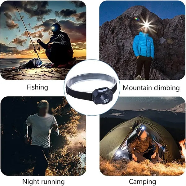 Multi-purpose Waterproof Lightweight Bright LED Headlamp