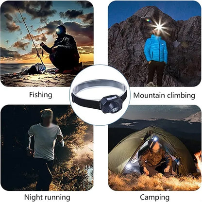 Multi-purpose Waterproof Lightweight Bright LED Headlamp