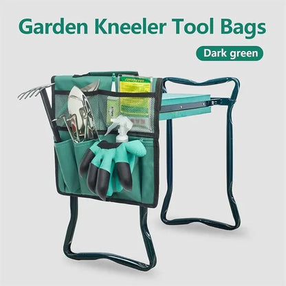 Multi-pocket gardening cart side tool storage hanging bag
