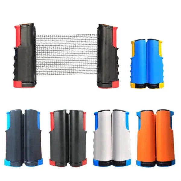 Portable Table Tennis Set With Retractable Net, Racket, Ball