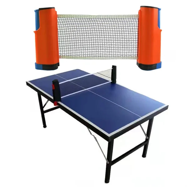 Portable Table Tennis Set With Retractable Net, Racket, Ball