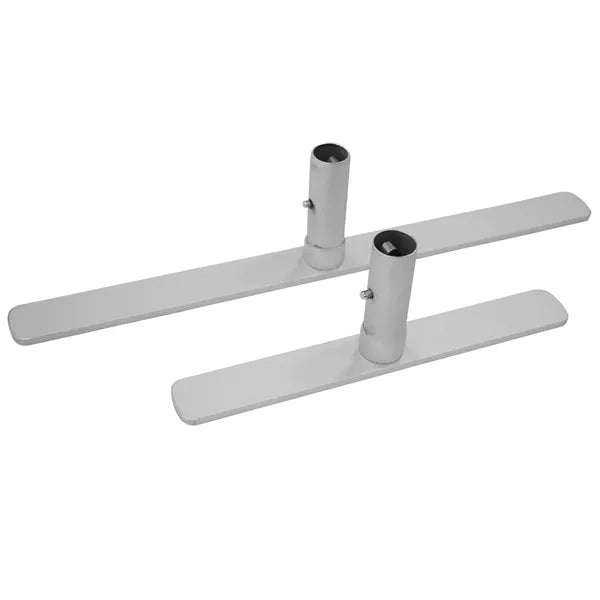 2' EuroFit Tabletop Straight Wall Hardware