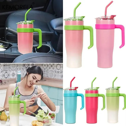 40oz Straw Tumbler with Handle