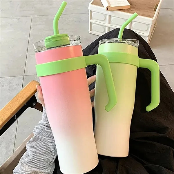 40oz Straw Tumbler with Handle