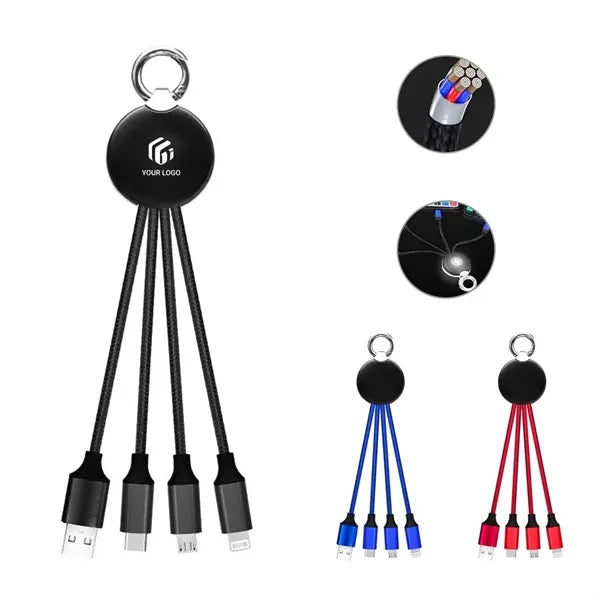 Universal phone 3 in 1 light up usb multi charging cable