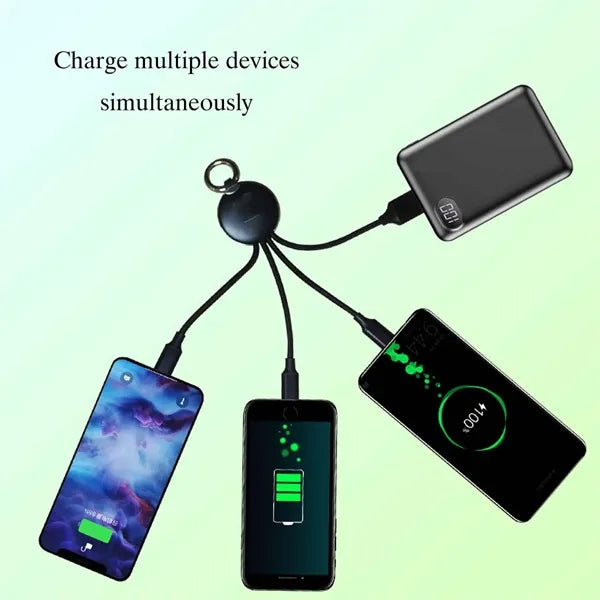 Universal phone 3 in 1 light up usb multi charging cable