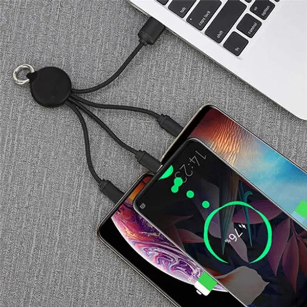 Universal phone 3 in 1 light up usb multi charging cable