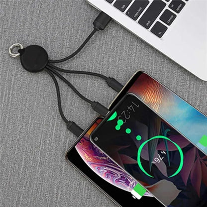 Universal phone 3 in 1 light up usb multi charging cable