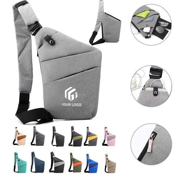 Lightweight Multiple Pockets Anti-theft Travel Chest Bag