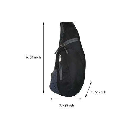 Foldable Large Capacity Lightweight Crossbody Chest Bag