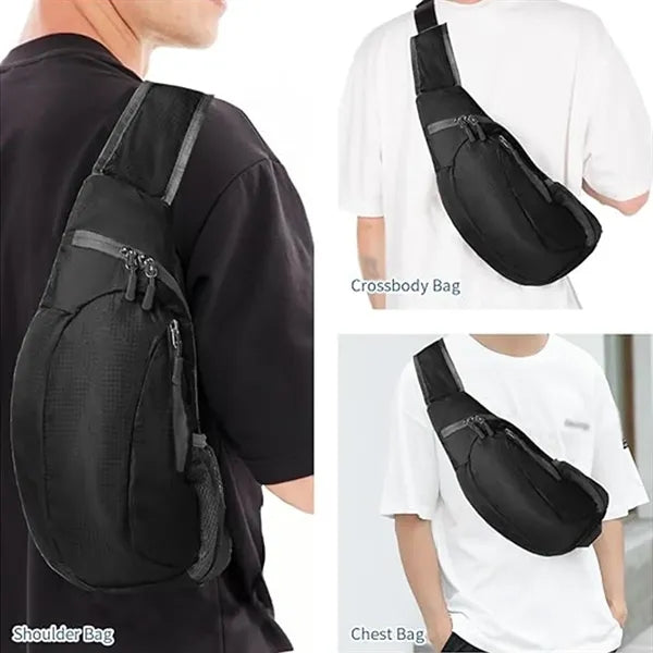 Foldable Large Capacity Lightweight Crossbody Chest Bag