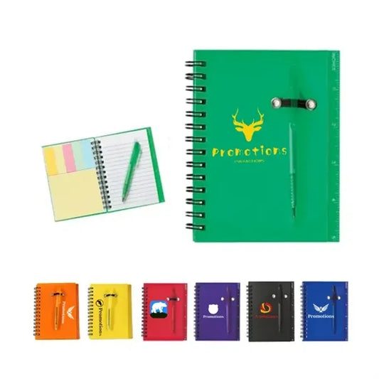5 " x 4 " Spiral Notebook Steno Pocket Notepad With Pen