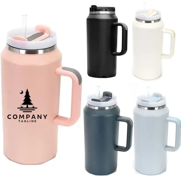 64oz Stainless Steel Thermos Mug