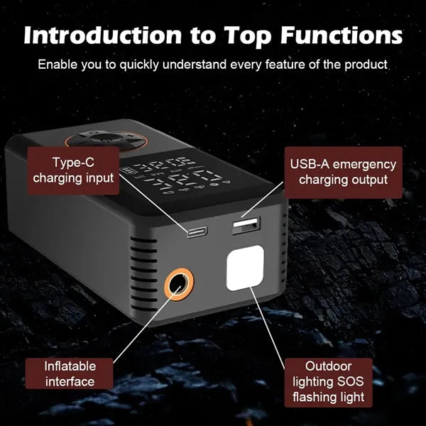 Tire Inflator Portable Air Compressor