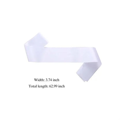 Personalized Ribbon Blank Satin Sashes for Decorations