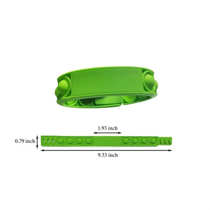Stress Relief Toys Silicone Press Bubble Bracelet for Kids
