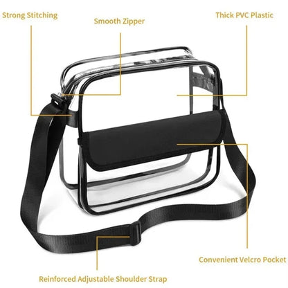 Pvc Transparent Crossbody Single Shoulder Bag