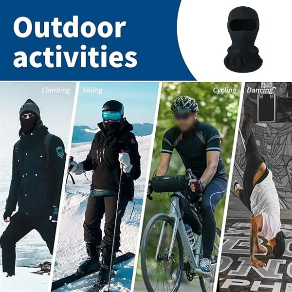 Outdoor warm windproof soft unisex ski face mask balaclava