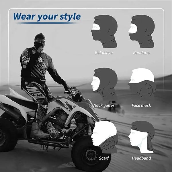 Outdoor warm windproof soft unisex ski face mask balaclava