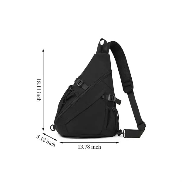 Large Waterproof Chest Pouch Crossbody Backpack Sling Bag