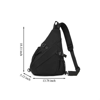 Large Waterproof Chest Pouch Crossbody Backpack Sling Bag