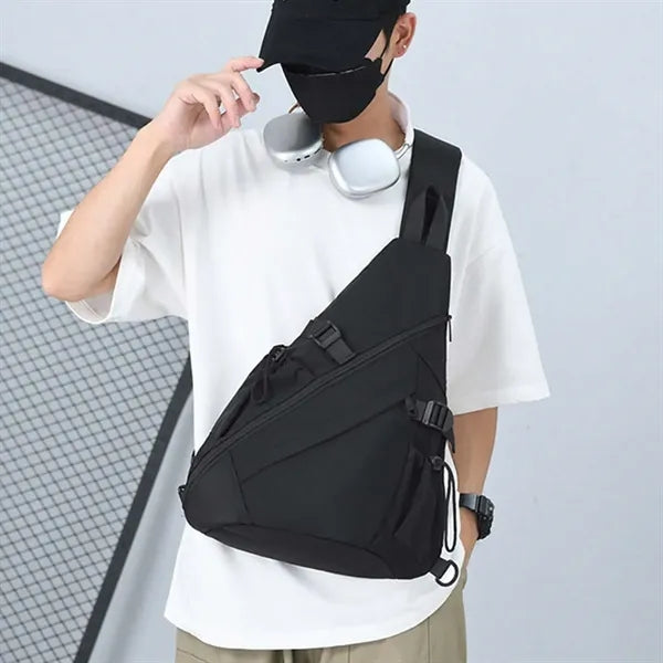 Large Waterproof Chest Pouch Crossbody Backpack Sling Bag