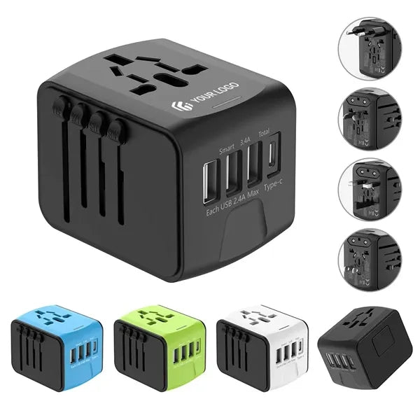 All in One Universal International Travel Wall Power Adapter