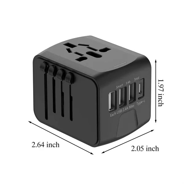 All in One Universal International Travel Wall Power Adapter