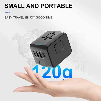 All in One Universal International Travel Wall Power Adapter