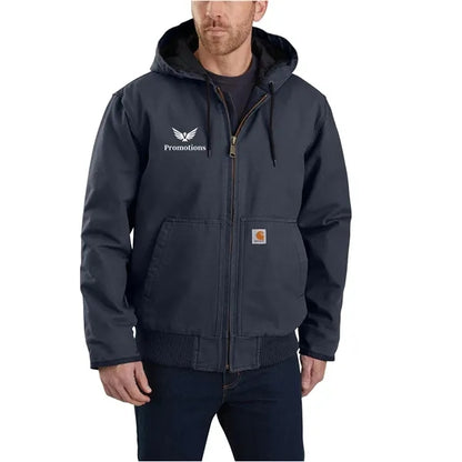 Loose Fit Washed Duck Insulated Active Jacket