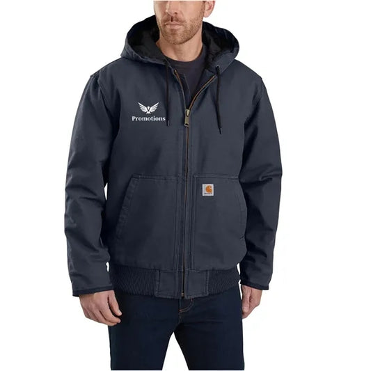Loose Fit Washed Duck Insulated Active Jacket
