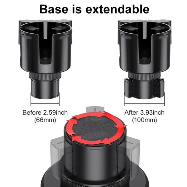2 in 1 Multifunctional Car Cup Holder