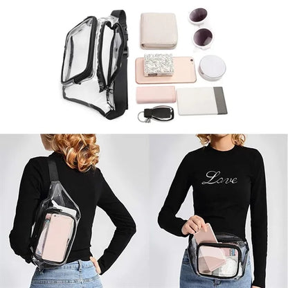 PVC Waterproof Transparent Fanny Pack