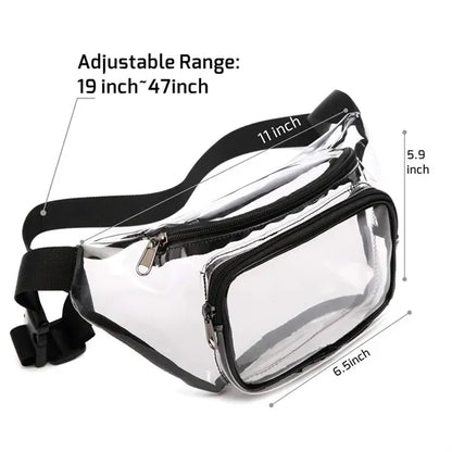 PVC Waterproof Transparent Fanny Pack