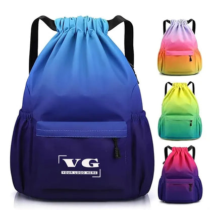 Gym Sackpack Sports Beach Drawstring Bag