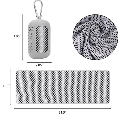 Creative Portable Silicone Cooling Towel Set