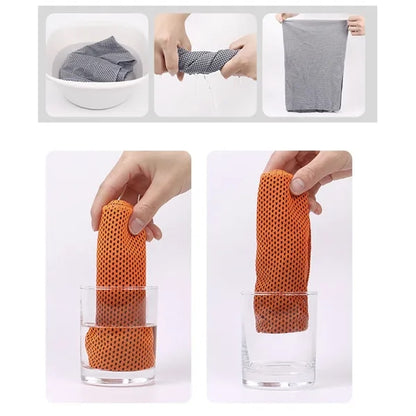 Creative Portable Silicone Cooling Towel Set