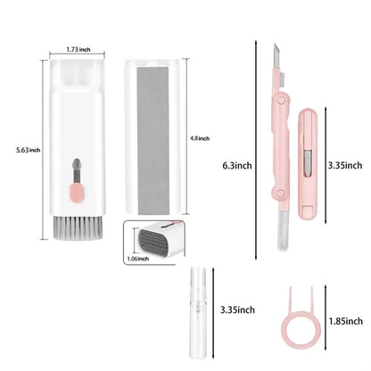 7-in-1 Multi-Functional Cleaning Kit for Earphones, Phones,