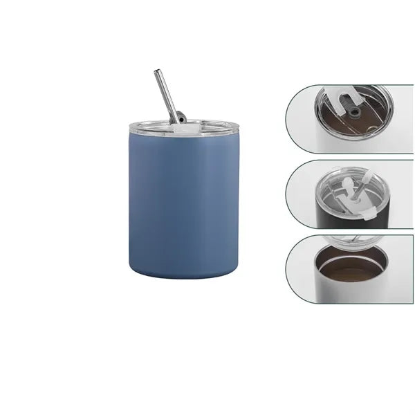 12oz Insulated Tumblers with Lid and Straw