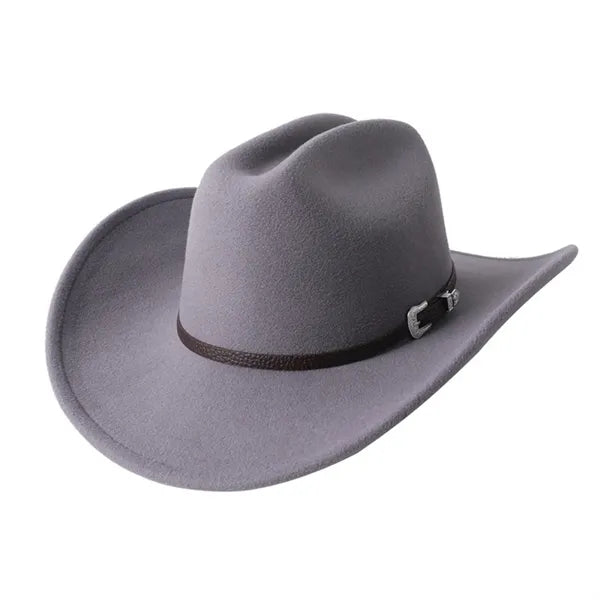 Fedora Cowboy Hat With Belt Buckle