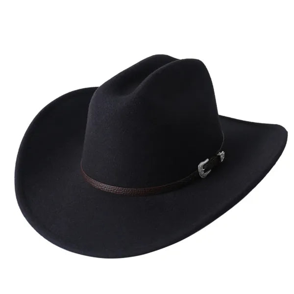 Fedora Cowboy Hat With Belt Buckle