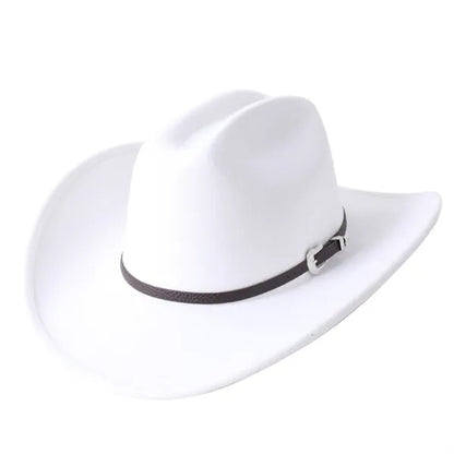 Fedora Cowboy Hat With Belt Buckle