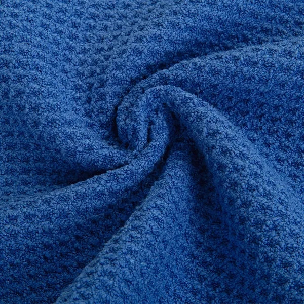Waffle Pattern Golf Towel with Carabiner Clip (390 GSM)