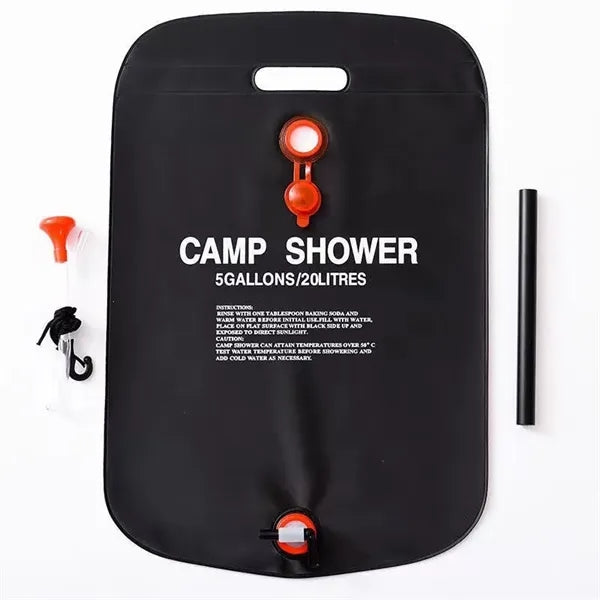 5 Gallons/20L Solar Outdoor Camp Shower Container
