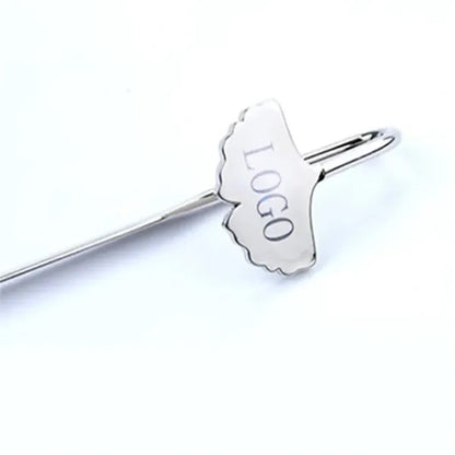 5.5 metal ginkgo leaf bookmark