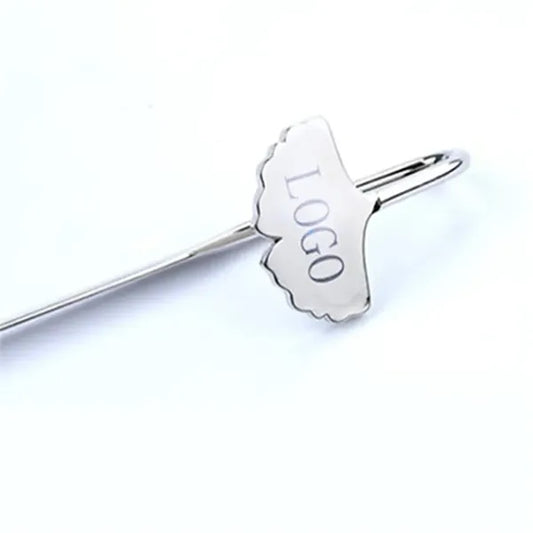 5.5 metal ginkgo leaf bookmark