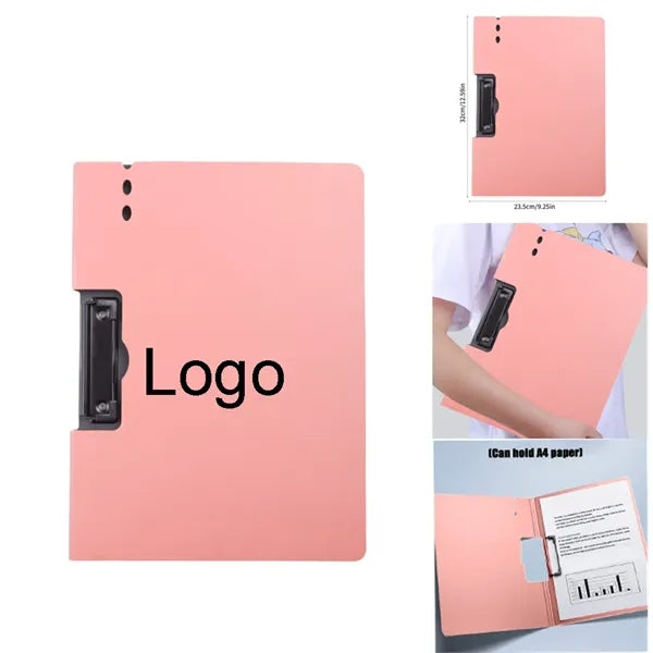 A4 Binder Clip Boards Punchless with Spring Action Clamp