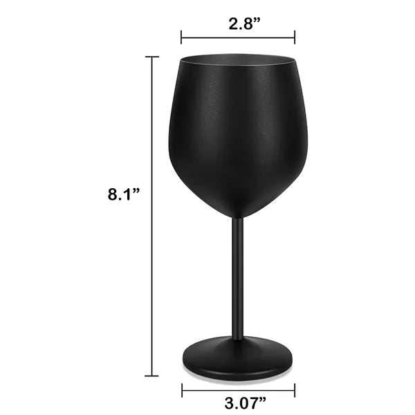 Stainless Steel Wine Glasses